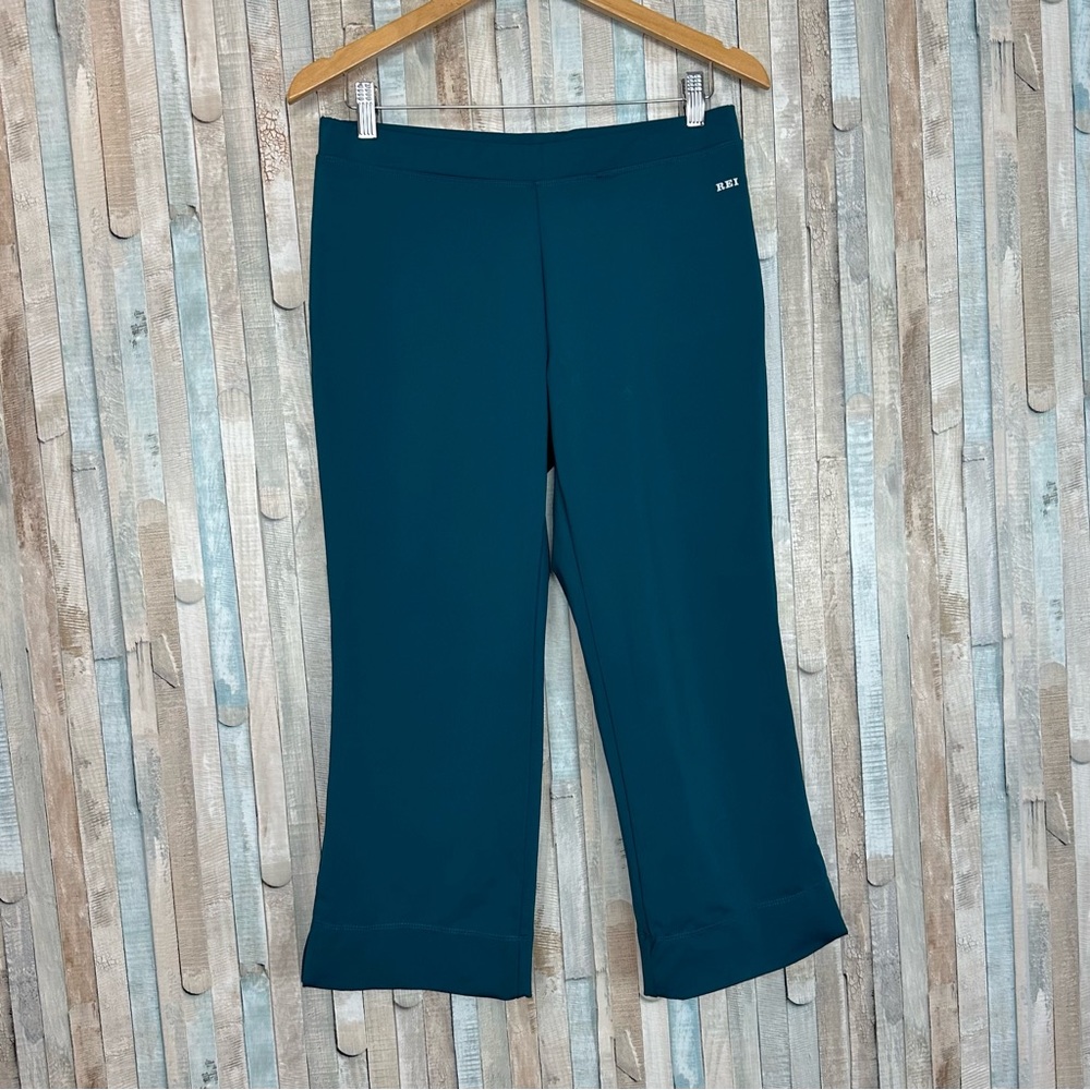 Rei S Teal Cropped Softshell Trail Knicker Pants Stretch Capri Outdoors‎ Hiking